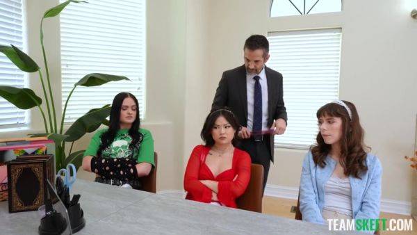 Lulu Chu, Imani Valor, Krystal Palmer - Summer School Is No Place For Brats - videomanysex.com on poweredporn.com