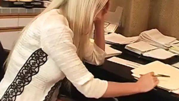 Blonde Office Slut Diana Doll Fucked Hard by Big Cock for Facial Climax - veryfreeporn.com on poweredporn.com