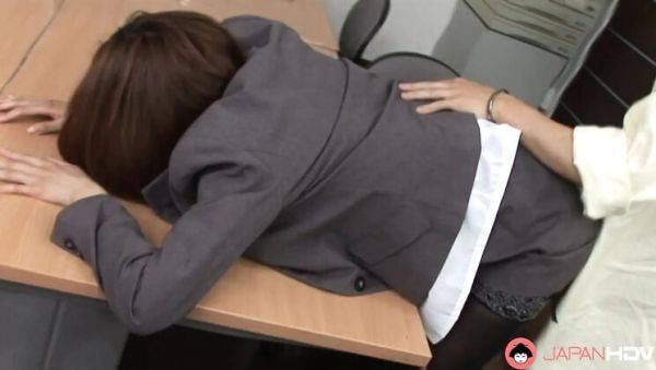 Hardcore Office Fuck: Japanese Business Lady Emiri Mizukawa Gets Banged Deep and Rough Uncensored - xxxfiles.com - Japan on poweredporn.com