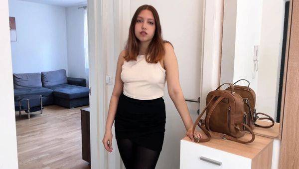 Office Secretary Mila Daisy Caught Looking by Colleague - Pantyhose Fuck on Business Trip - xxxfiles.com on poweredporn.com