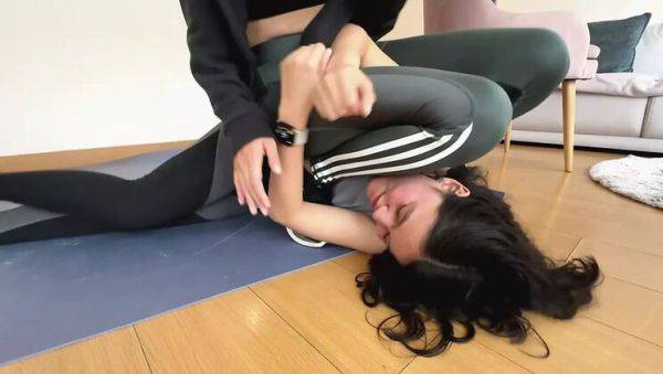 Amateur Latina Lesbians Wrestling in Lingerie - Fetish Fight & Orgasms - veryfreeporn.com - Colombia on poweredporn.com