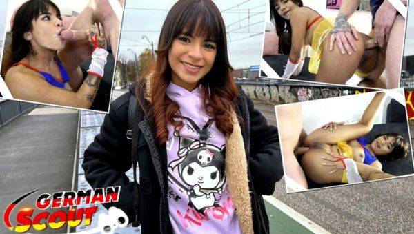 Petite Latina Michy Perez Takes Big Dick Anal in German Scout Casting - xxxfiles.com - Germany on poweredporn.com