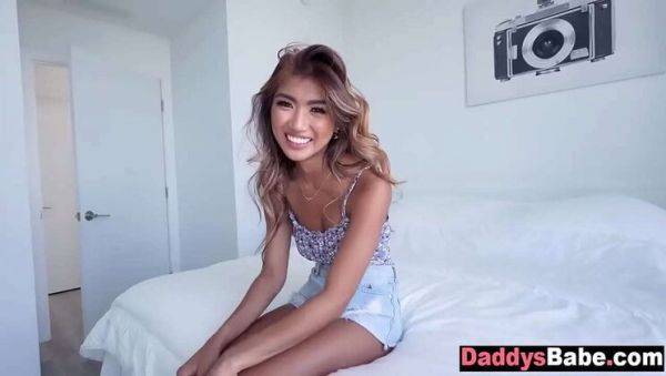 Hot Stepdad Bangs Skinny Teen Stepdaughter While Stepmom Showers - Clara Trinity - veryfreeporn.com on poweredporn.com