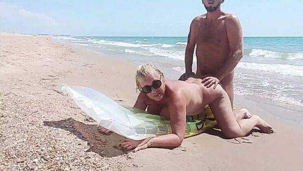 Stepmom Fucks Step Son on Nude Beach - Public Sex with Russian MILF - porntry.com - Russia on poweredporn.com
