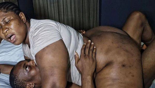 Thick Ebony BBW with Sweet Pussy - Doggy Style & BBC Action - porntry.com on poweredporn.com