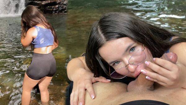 Maracumangoo Outdoor Blowjob and Creampie with Colombian Teen in Nature Adventure - xxxfiles.com - Colombia on poweredporn.com