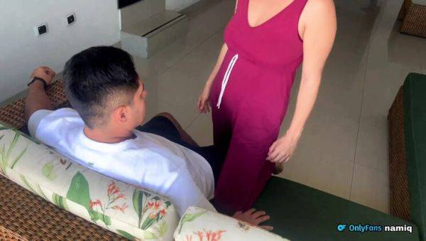 Hot Neighbor Fucks Me On Balcony - Wife Catches Us With His Cock In My Mouth - veryfreeporn.com - India on poweredporn.com