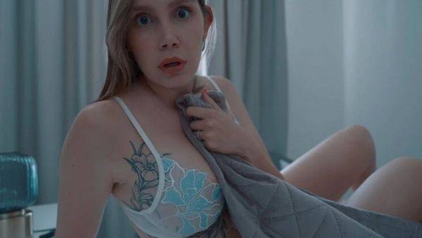 Step Mom Wakes Up with Step Son's Cock in Hand After Fight - Face Cum in Shared Bed - xxxfiles.com - Russia - Serbia on poweredporn.com