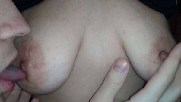 Amateur Teen Wife With Perfect Tits Gets Nipple Sucking Orgasm - veryfreeporn.com on poweredporn.com