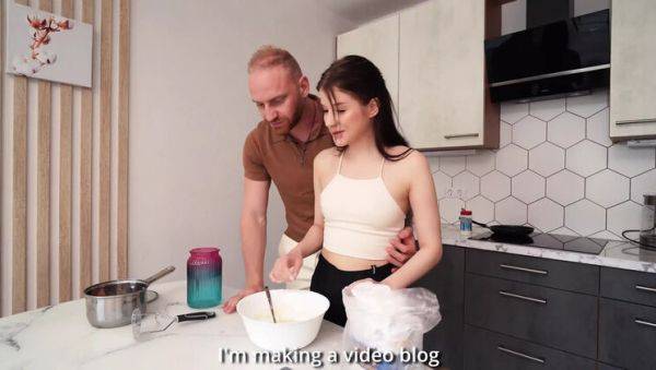 Kitchen Anal Fuck: Hardcore Teen Takes Big Cock Deep - porntry.com on poweredporn.com