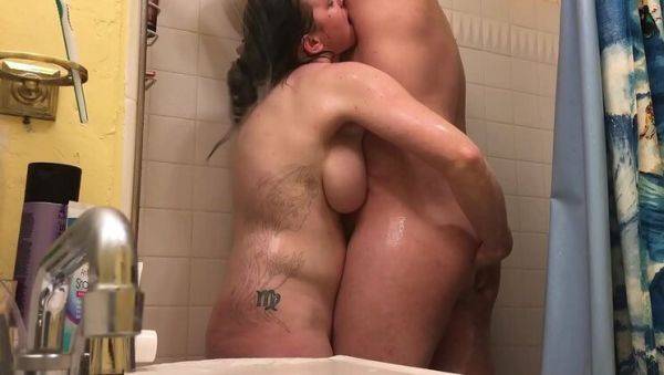 Hot Wife Anal Shower Rimjob & Armpit Worship - BunnieAndTheDude - veryfreeporn.com on poweredporn.com