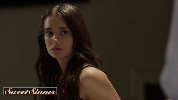 Petite shy stepdaughter Gia Paige gets naughty with big dick daddy - Sweet Sinner - xxxfiles.com on poweredporn.com