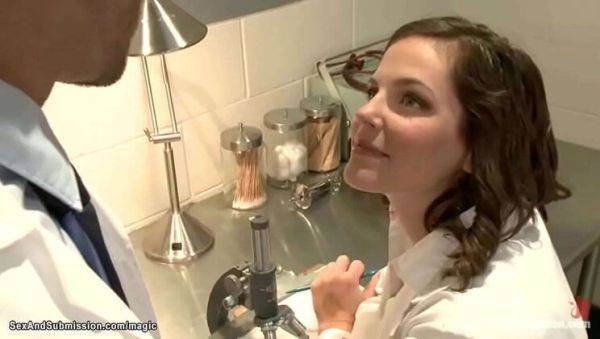 Wife Gangbang Fucked Hard in Hospital by James Deen, Steve Holmes, Bobbi Starr - Rough Anal, Bondage, MILF Submission - porntry.com on poweredporn.com