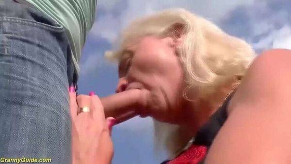 75-Year-Old Granny Takes Rough Anal and Facial from Step-Grandson - porntry.com on poweredporn.com