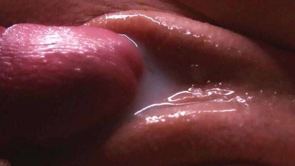Slow Motion POV Creampie Closeup - Teen Amateur Orgasm with Cumshot on Wet Pussy - veryfreeporn.com on poweredporn.com