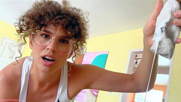 Caught Jerking Off By Step Mom - Big Ass MILF Finds Cum Sock & POV Blowjob - veryfreeporn.com - Usa on poweredporn.com