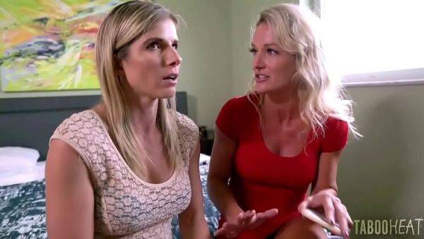 Hot MILF Cory Chase shares stepson's big cock with her friend for wild fuck - xxxfiles.com on poweredporn.com