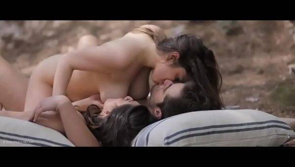 Triple Delight Threesome with Spanish Big Tits Star Miriam Prado - xxxfiles.com - Spain on poweredporn.com