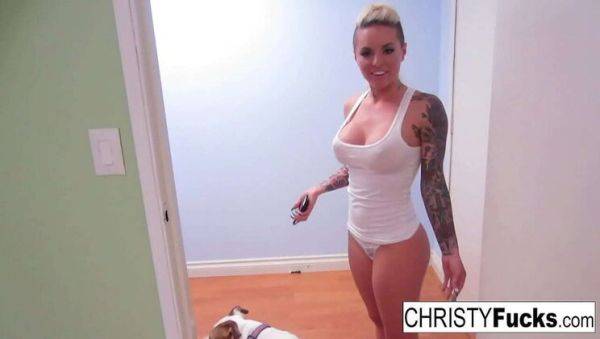 Christy Mack gets fucked hard by Nick Manning - tattooed pornstar creampie and blowjob - xxxfiles.com on poweredporn.com