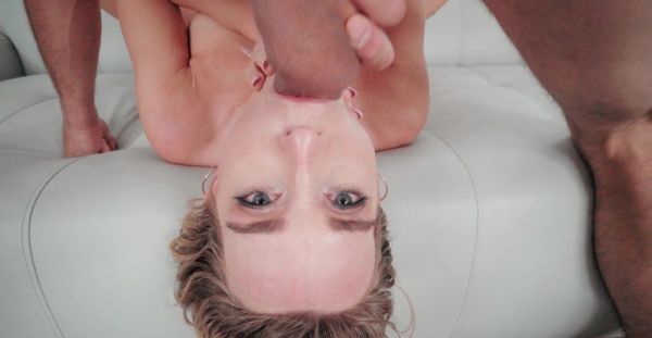 Mick Blue stuffed the balls of Sara Taylor and made her gag. - alphaporno.com on poweredporn.com