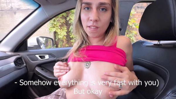 Amateur Russian MILF Gives Blowjob in Taxi Car - Public Outdoor Sex & Creampie - xxxfiles.com - Russia on poweredporn.com