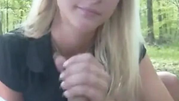 German Teen Blondehexe Caught Jerking Off Gets Wild Outdoor Fuck & Cum Swallow - veryfreeporn.com - Germany on poweredporn.com