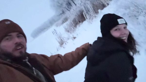 Mya Lane Outdoor Sex in Snow Almost Caught - Amateur MILF Doggystyle Public Fuck - veryfreeporn.com - Britain - Usa on poweredporn.com