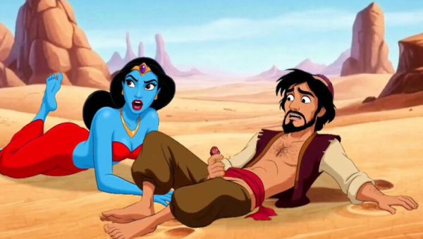 Aladdin Cuckold: Magic Lamp Makes His Wife Cheat in Dirty Cartoon Sex - veryfreeporn.com - Britain on poweredporn.com