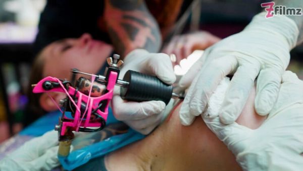 Big Dick Tattooed Foursome - Merry's Anal Adventure with Double Blowjob & Facial - veryfreeporn.com - Britain on poweredporn.com