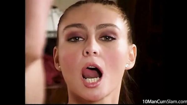Alesha Bizart Gangbang Facial - 10 Man Cum Slam Bukkake Scene - veryfreeporn.com - Britain on poweredporn.com