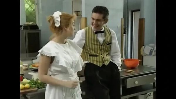 German Teen Vivienne Clash Seduced by Butler - Blonde Petite with Big Natural Tits in Kitchen Fuck - veryfreeporn.com - Germany on poweredporn.com