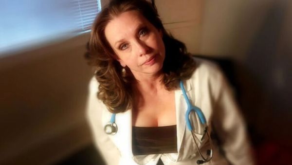 Sexy Mature MILF Doctor Full Scene: Examining a Young Man's Curved Cock - veryfreeporn.com - Britain on poweredporn.com