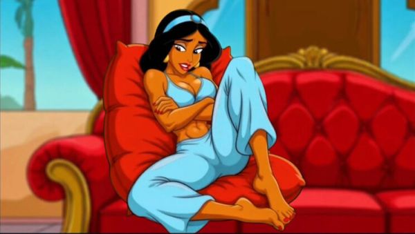Princess Jasmine pussy rubs magic lamp for hot hentai pleasure - Octopussy cartoon sex parody - veryfreeporn.com - India on poweredporn.com