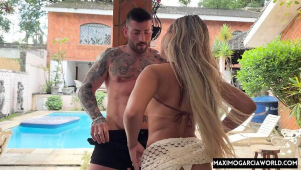 Young Blonde Yasmin Avila Gets Rough Bareback Fuck From Maximo Garcia's Big Dick - porntry.com - Brazil - Spain on poweredporn.com