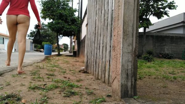 Brazilian Wife Flashes Hairy Pussy Outdoor - No Panties On Street - xxxfiles.com - Brazil - Portugal on poweredporn.com