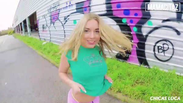 Danielle Soul In Blonde Girl Fucks Big Cock In Public - videomanysex.com on poweredporn.com