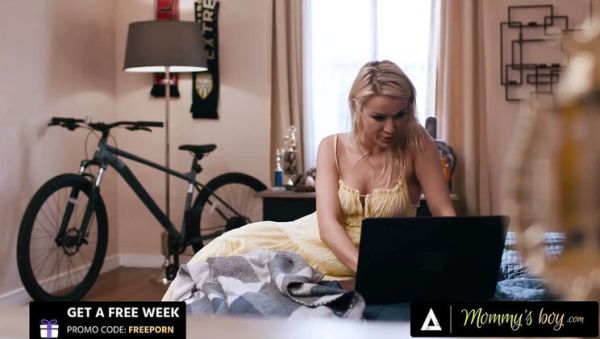Stepmom Cherry Kiss Catches Stepson Watching Anal Porn And Takes It Deep In Her Ass - xxxfiles.com - Britain on poweredporn.com