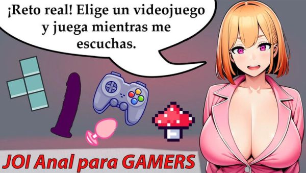 Spanish Audio JOI: Anal Lovers and Gamers, Watch Out! Hot Femdom Jerk Off Instruction - veryfreeporn.com - Spain on poweredporn.com