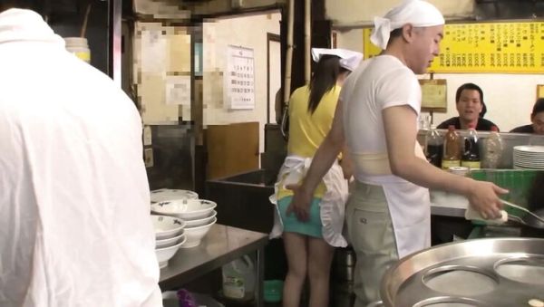 Hot Ramen Shop Threesome with Hairy Japanese Girl Asuka Mimi - porntry.com - Japan on poweredporn.com