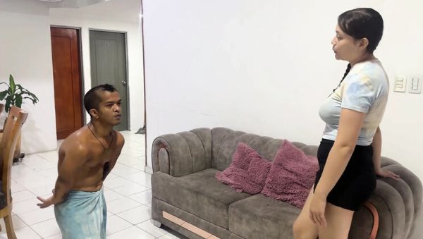 Rich Neighbor Gets Wifi Key and Fucks Me in My Towel - xxxfiles.com - Spain on poweredporn.com