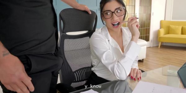 Boss Gets An Anal Fuck From Her Employee In The Office, Ending With A Creampie In Her Ass! With Papi Rodriguez And Emily Pink - upornia.com - Colombia on poweredporn.com