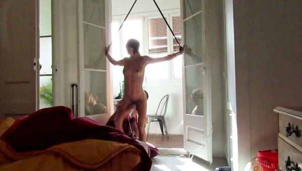 Blindfolded and Tied Up: Amateur Couple Fucks Hard at Her House - xxxfiles.com - Spain on poweredporn.com