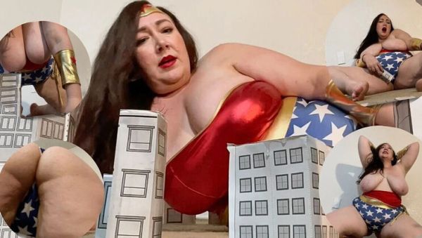 Giant Wonder Woman Lost in Your City – Cutejayne Cosplay BBW Big Tits - porntry.com - Britain - Usa on poweredporn.com