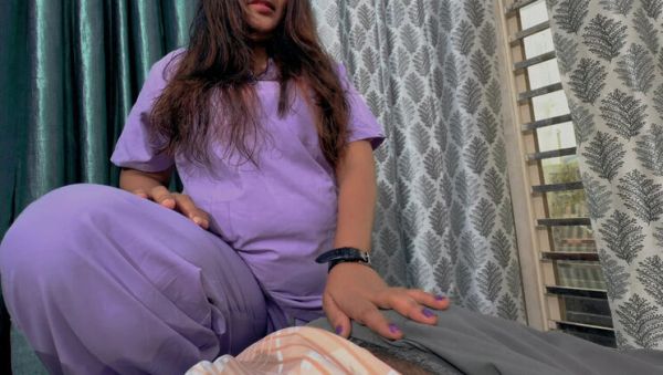 Indian Nurse Gives Hot Blowjob to Patient Until Cum in Mouth - porntry.com - India on poweredporn.com