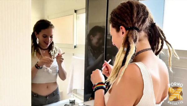 Eva Fay Pretty Brunette MILF Gets Fucked by Two Cocks in Wild Threesome - xxxfiles.com - France on poweredporn.com