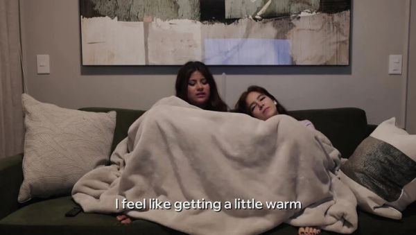 Best Friends BonnieBelmonte and Teen Latina Scissoring Under Sheets - porntry.com - Spain on poweredporn.com