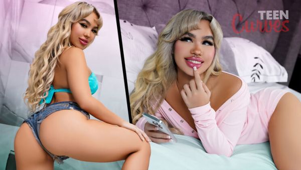 Nicky Rebel And Luna Luxe - Teen 18+ Curves Lunas Midnight Cock Cravings - videomanysex.com on poweredporn.com