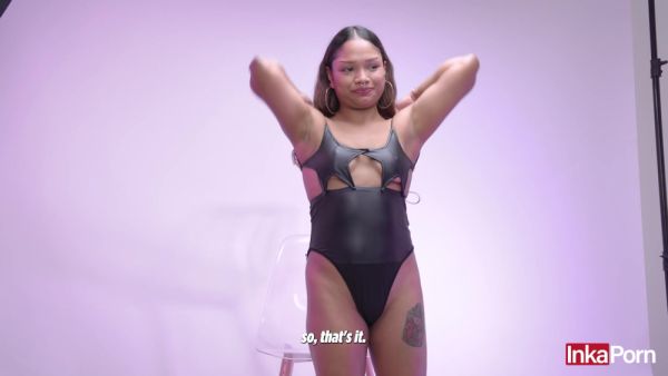 18-year-old Brunette Debutante Passes Her First Casting For Inkaporn - Jay Rose - desi-porntube.com - India on poweredporn.com