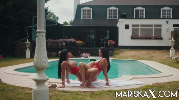 Mariska Fucking Poolside - Valentina Ricci And Mariska X - videohdzog.com on poweredporn.com