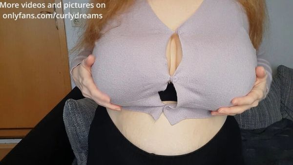 Curly Dreams German MILF Squirts on Her Big Natural Tits - Close Up 4K - veryfreeporn.com - Germany on poweredporn.com